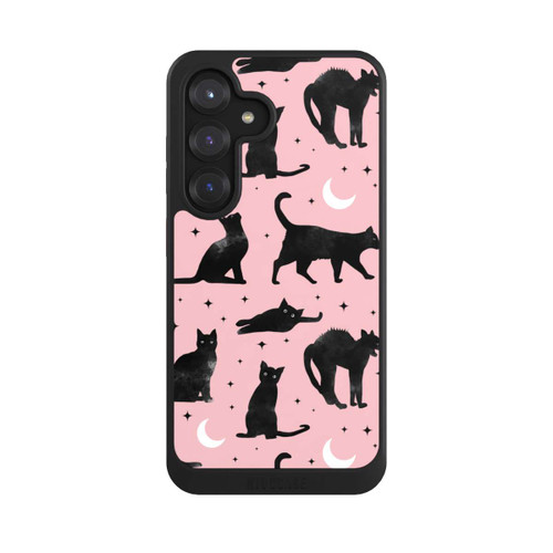 Samsung Galaxy S25 NIVOcore Lune &amp; Chats Fond Rose