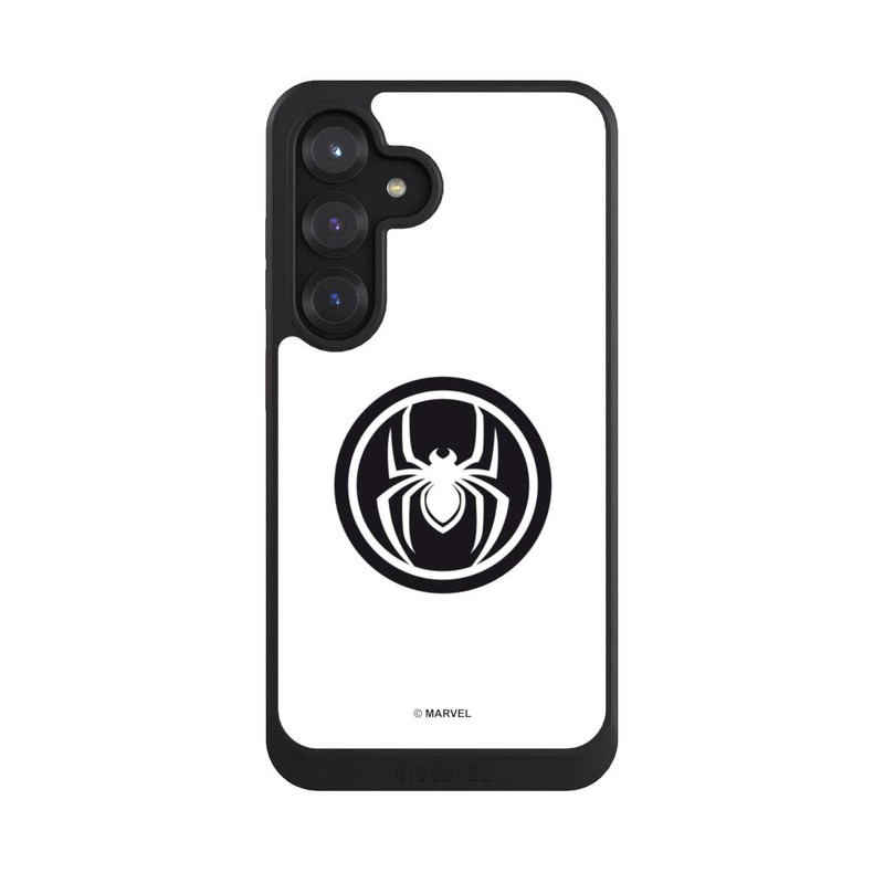 Galaxy S25 NIVOcore Spider-Man Logo White