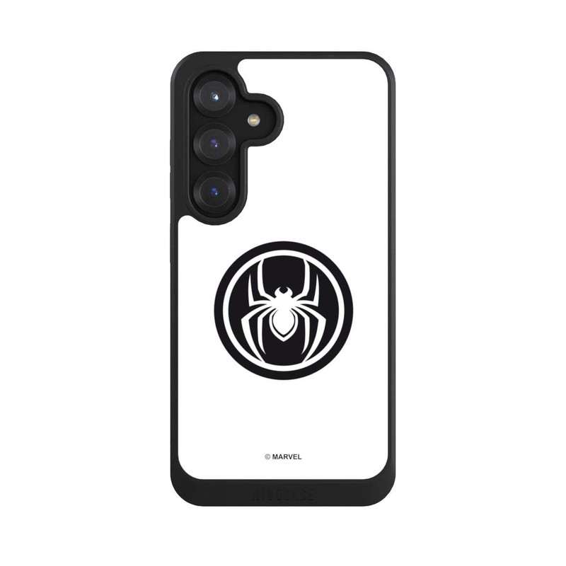Galaxy S25 NIVOcore Spider-Man Spider Logo White