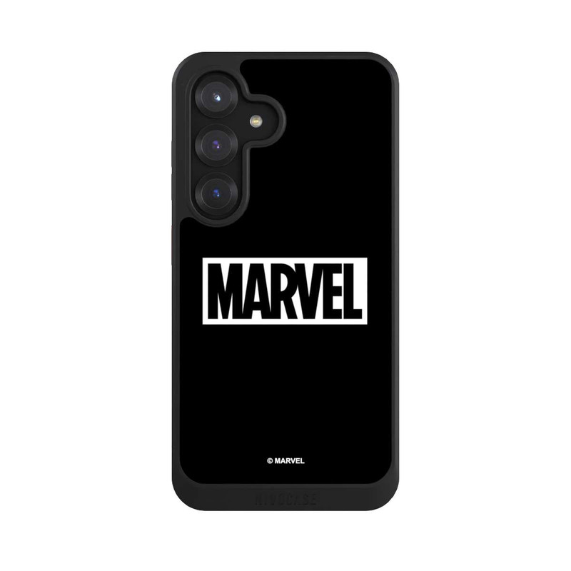Galaxy S25 NIVOcore Marvel Logo Black