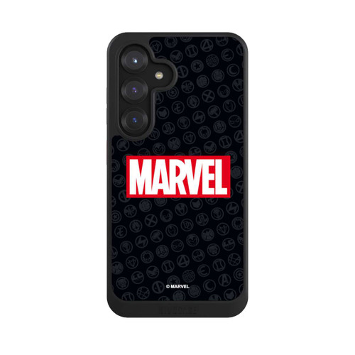 Samsung Galaxy S25 NIVOcore Marvel Logo Black Red 