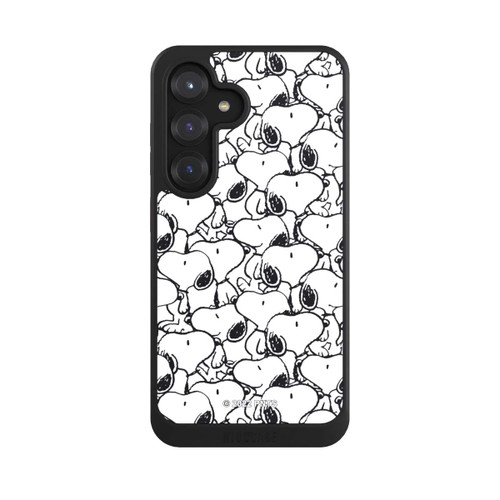 Samsung Galaxy S25 NIVOcore Snoopy Muster Schwarz und Weiß