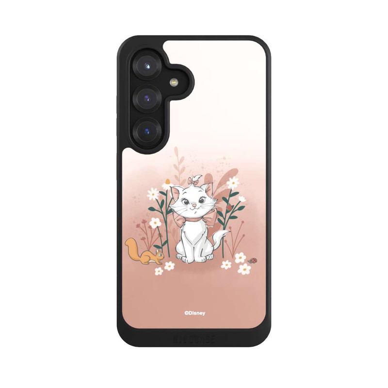 Galaxy S25 NIVOcore Marie avec des fleurs