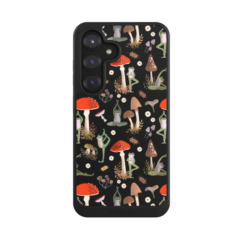 Samsung Galaxy S25 NIVOcore Yoga-Frösche mit Pilzen