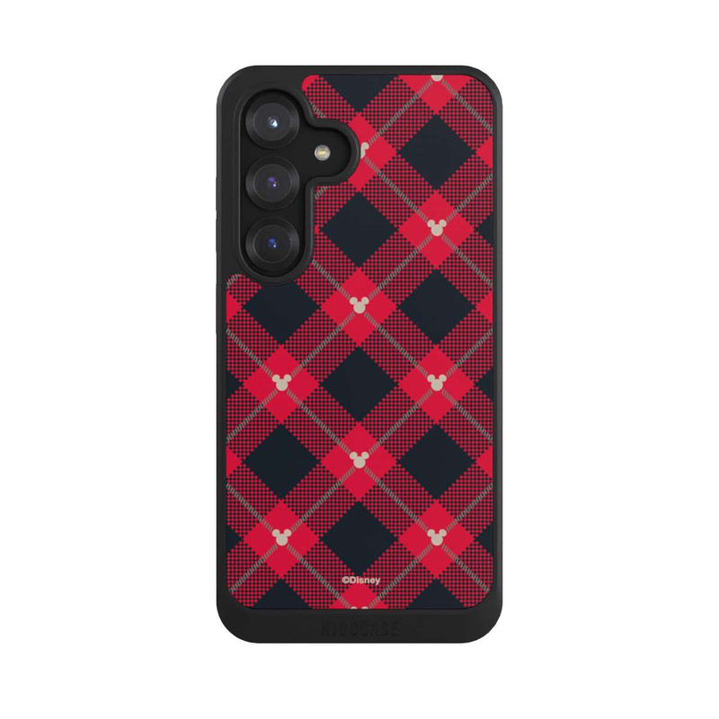 Galaxy S25 NIVOcore Mickey Weihnachtsmuster Rot