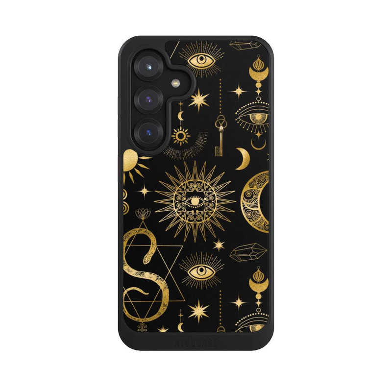 Galaxy S25 NIVOcore Himmlische Sonne und Mond Steampunk