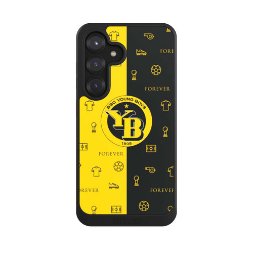 Samsung Galaxy S25 NIVOcore BSC YB Jaune Noir Motif