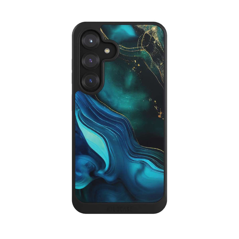 Galaxy S25 NIVOcore Encre bleue et dorée