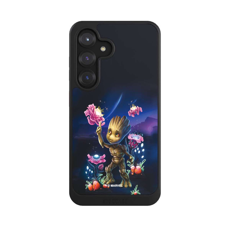 Galaxy S25 NIVOcore Baby Groot Blumen