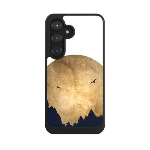 Samsung Galaxy S25 NIVOcore Zwei Vögel vor Mond