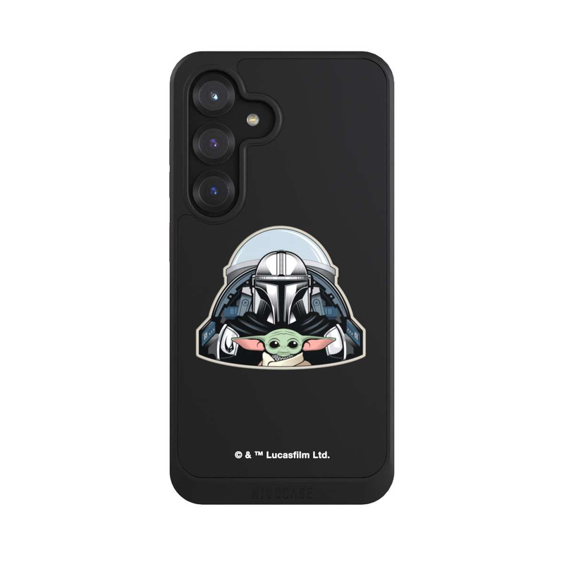Galaxy S25 NIVOcore Mando and Grogu Transparent