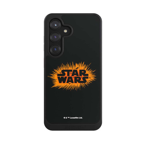 Samsung Galaxy S25 NIVOcore Star Wars Logo Orange Halloween Explosion