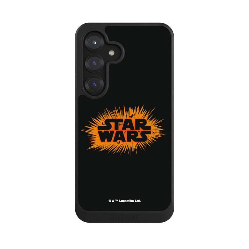 Galaxy S25 NIVOcore Star Wars Logo Orange Halloween Explosion