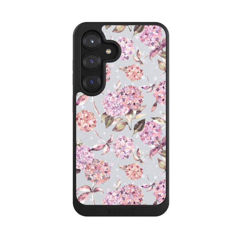 Galaxy S25 NIVOcore Pastel Magic Hydrangea Floral Watercolor Pink