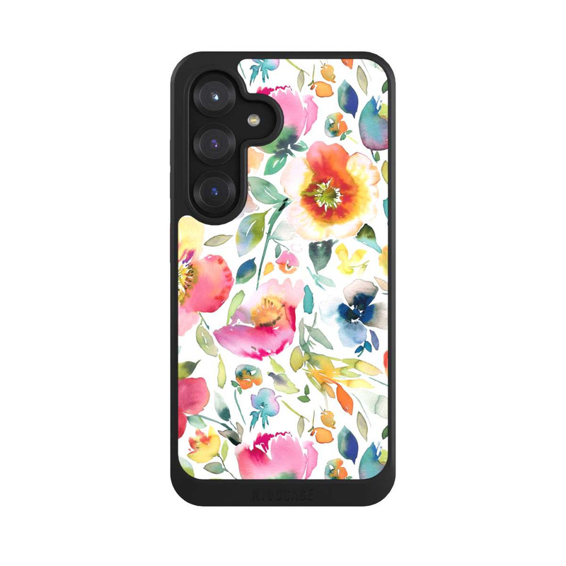 Galaxy S25 NIVOcore Psychedelic Poppies Multicolor