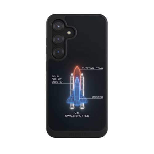 Samsung Galaxy S25 NIVOcore Space Shuttle Wireframe