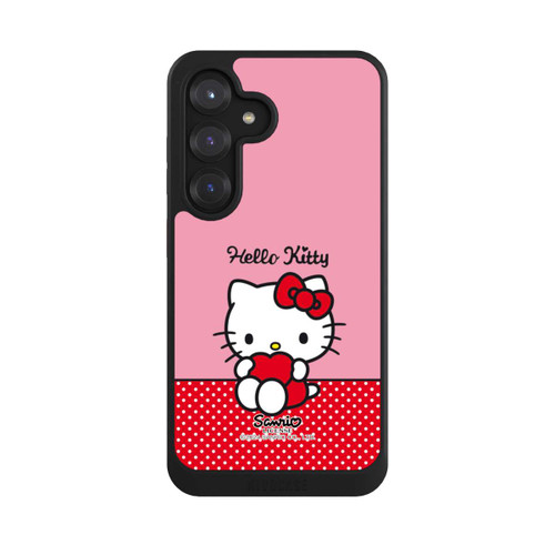 Samsung Galaxy S25 NIVOcore Hello Kitty sitzend mit Herz