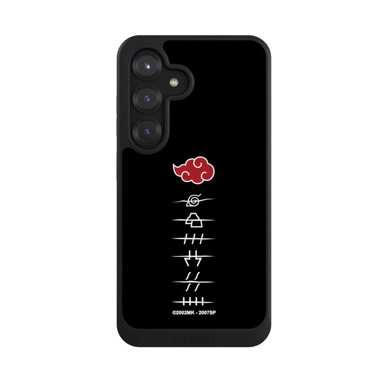 Galaxy S25 NIVOcore Akatsuki Member Symbols Black