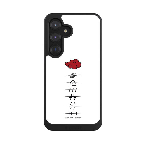 Samsung Galaxy S25 NIVOcore Akatsuki Mitgliedersymbole Weiß
