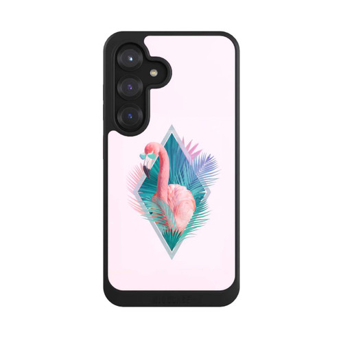 Samsung Galaxy S25 NIVOcore Tropical Leaves Flamingo