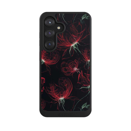 Samsung Galaxy S25 NIVOcore Red Flowers Wallpaper