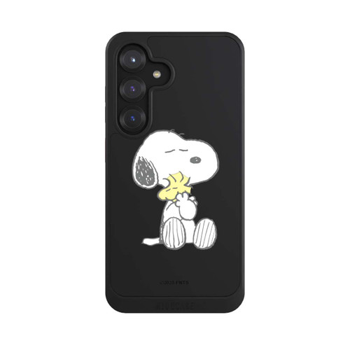 Samsung Galaxy S25 NIVOcore Transparent Snoopy And Woodstock Cuddling 