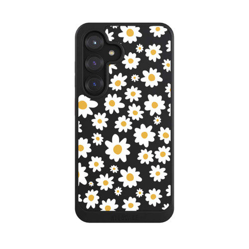 Samsung Galaxy S25 NIVOcore Daisy Flower Seamless Pattern Transparent