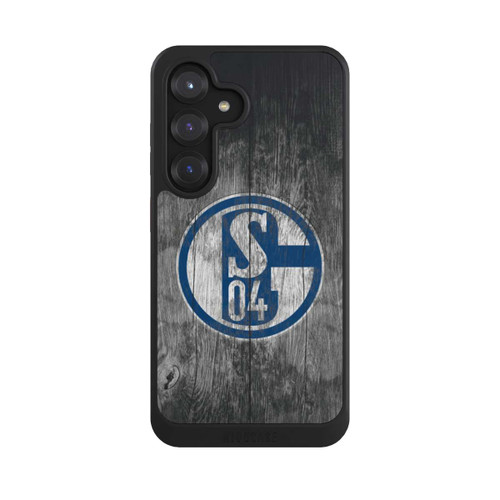 Samsung Galaxy S25 NIVOcore Schalke 04 Holz Look