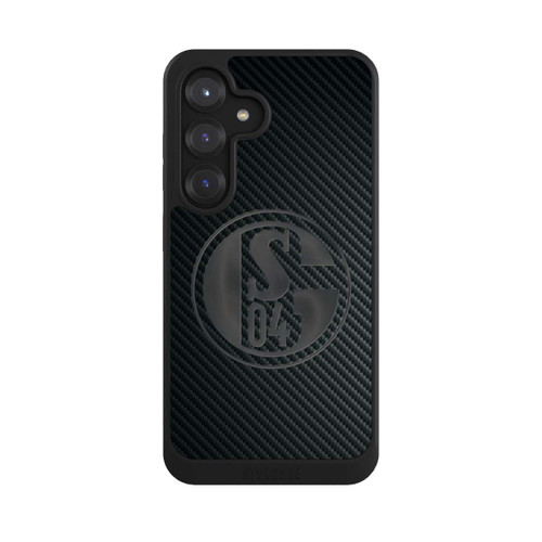 Samsung Galaxy S25 NIVOcore Schalke 04 Carbon Look