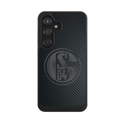 Samsung Galaxy S25 NIVOcore Schalke 04 Carbon Look