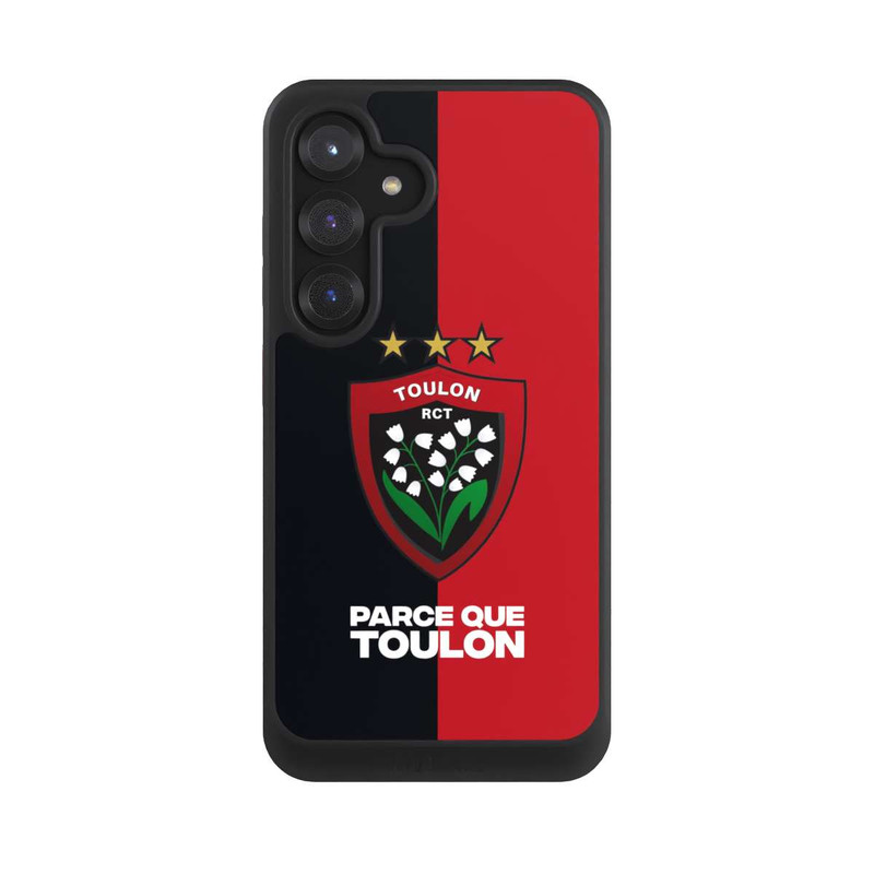 Galaxy S25 NIVOcore RCT Logo Rouge Noir