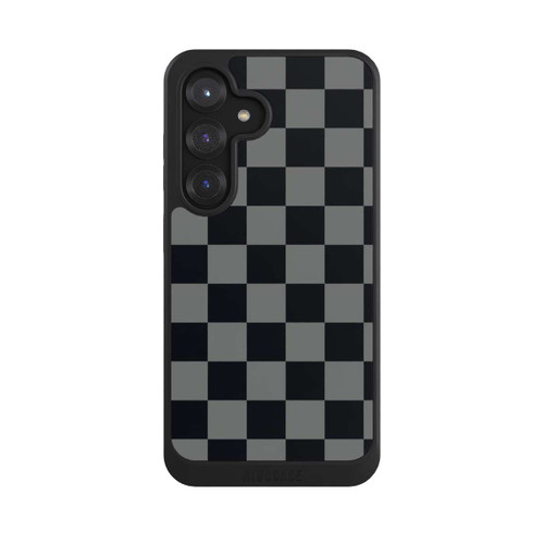 Samsung Galaxy S25 NIVOcore Schachbrett Schwarz Grau