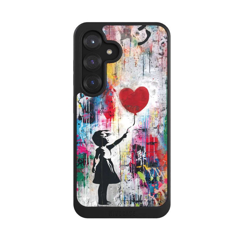 Galaxy S25 NIVOcore Balloon Girl Colorful