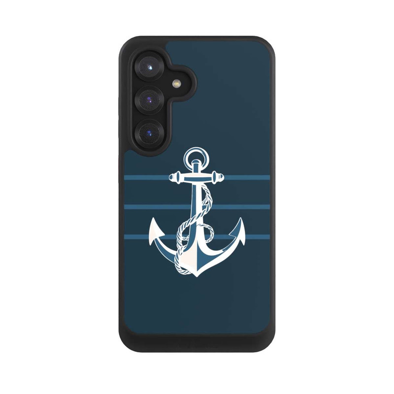 Galaxy S25 NIVOcore Anchor Line Blue with AI