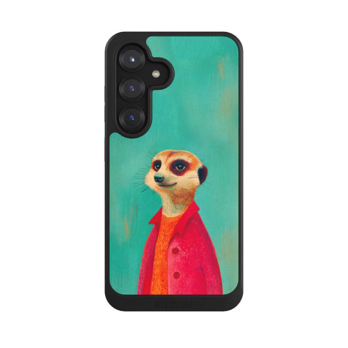 Samsung Galaxy S25 NIVOcore Meerkat Green Illustration