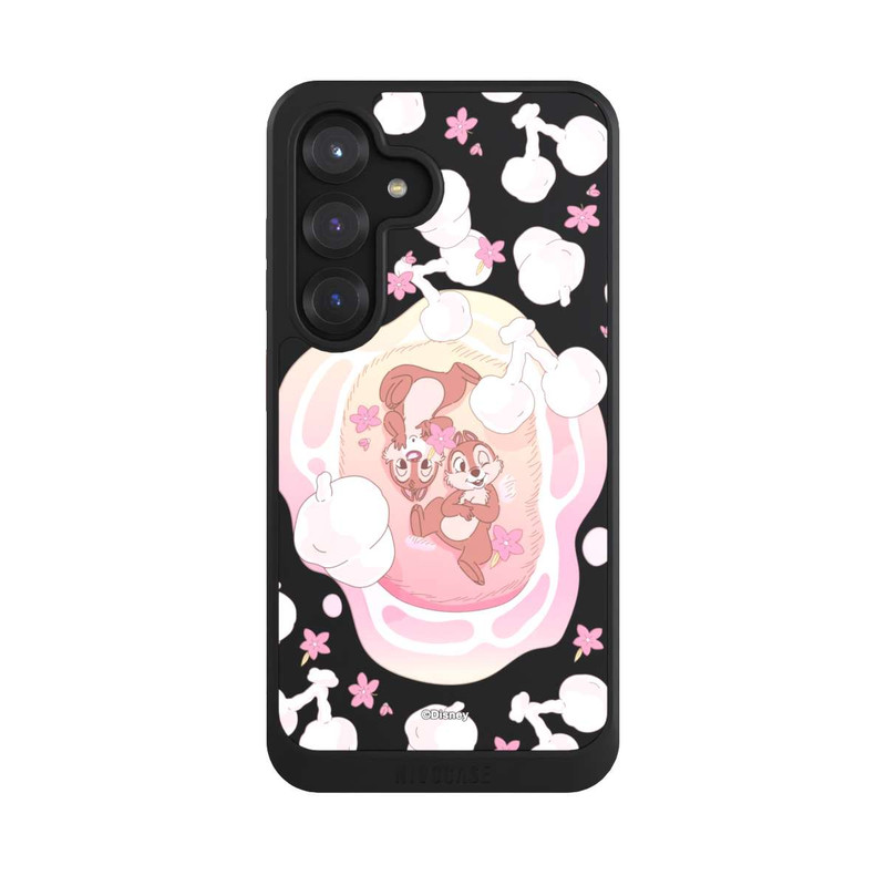 Galaxy S25 NIVOcore Chip and Dale Pink Transparent