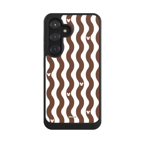 Samsung Galaxy S25 NIVOcore Mickey Mouse Brown Pattern Waves