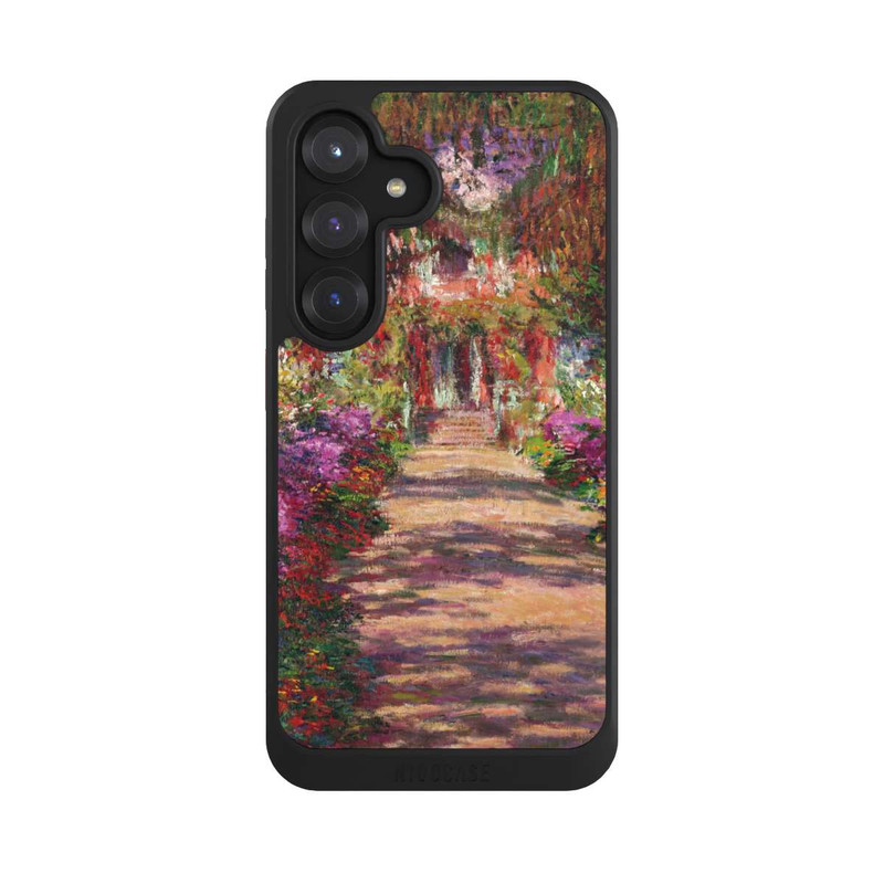 Galaxy S25 NIVOcore Eine Allee in Monets Garten in Giverny by Claude Monet