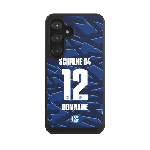 Samsung Galaxy S25 NIVOcore Schalke 04 Trikot Personalisierbar 25-26