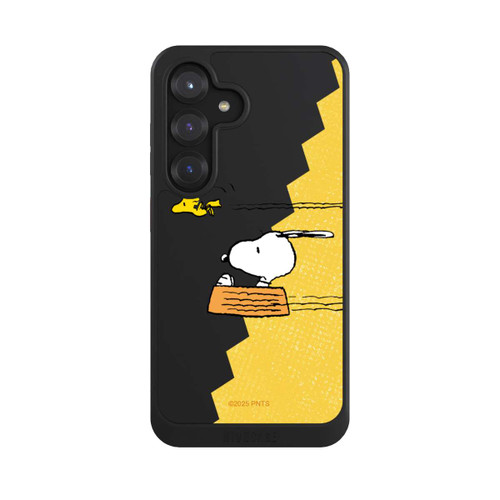 Samsung Galaxy S25 NIVOcore Peanuts-Snoopy und Woodstock Transparent