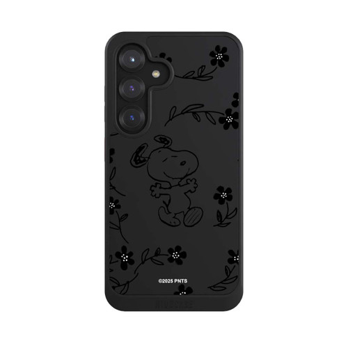 Samsung Galaxy S25 NIVOcore Snoopy und Flowers Transparent
