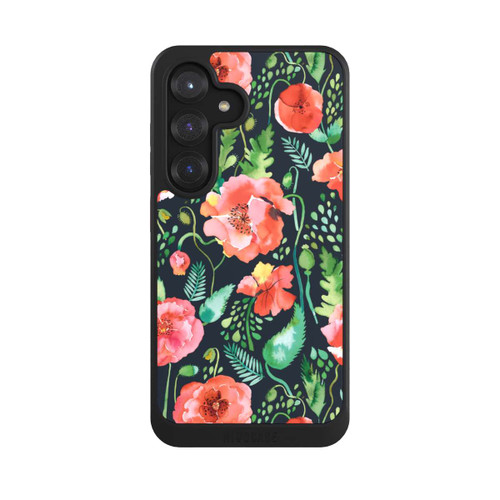 Samsung Galaxy S25 NIVOcore Poppies Dark Wilderness