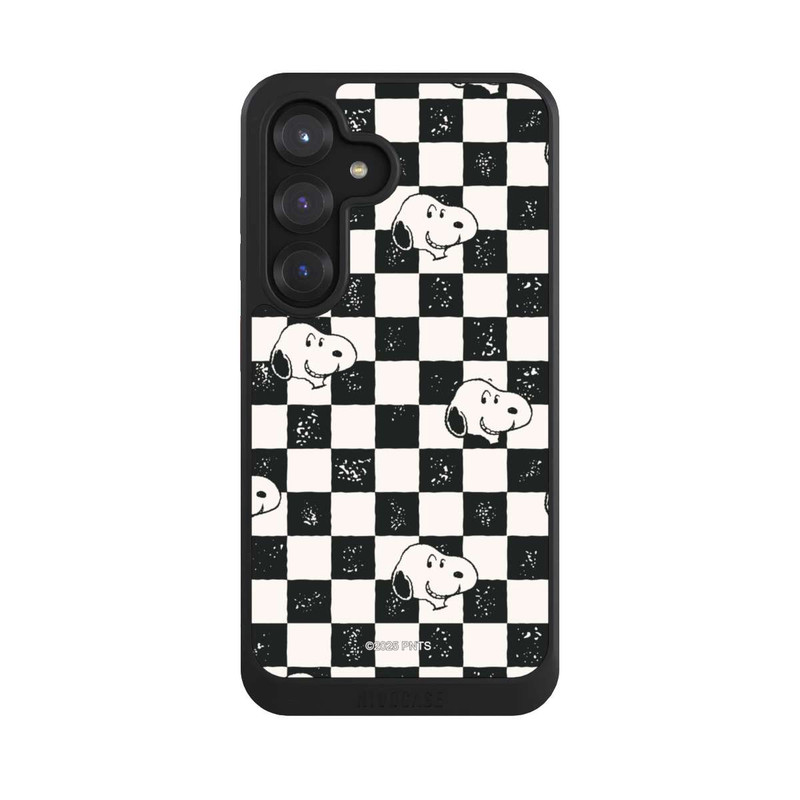 Galaxy S25 NIVOcore Snoopy Heads Checked Pattern