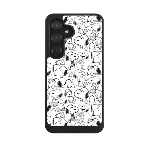 Samsung Galaxy S25 NIVOcore Classic Snoopy Pattern White
