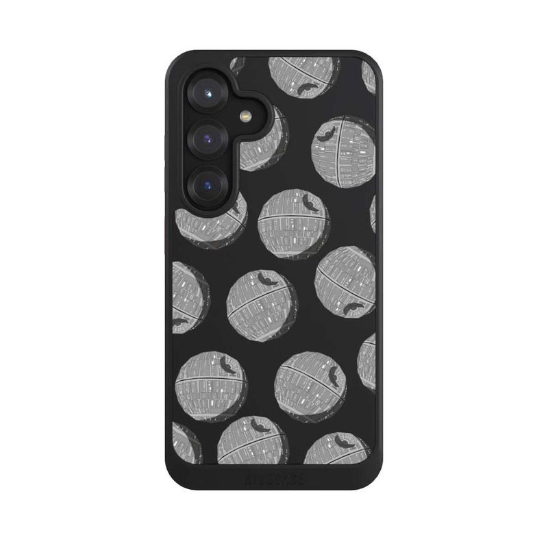 Galaxy S25 NIVOcore death-star-pattern-transparent