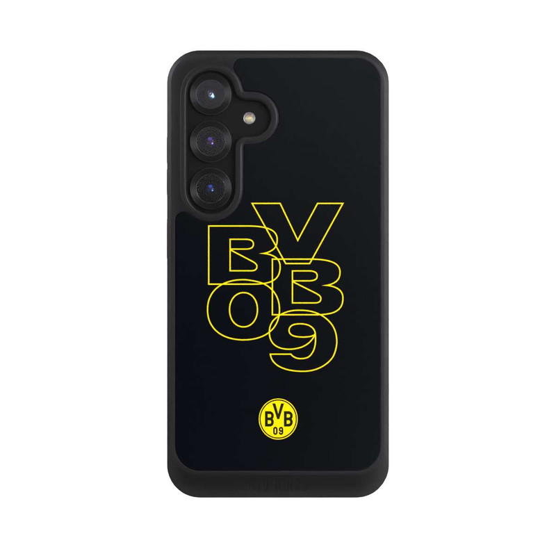 Galaxy S25 NIVOcore BVB09 Gelb Schwarz