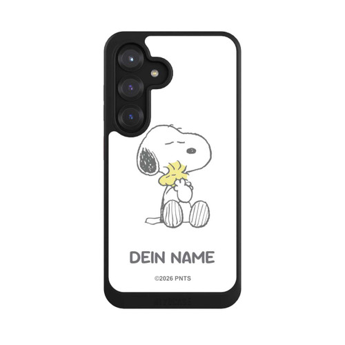 Samsung Galaxy S25 NIVOcore Snoopy And Woodstock Cuddling Personalisierbar