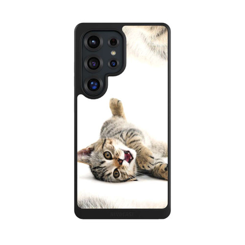 Samsung Galaxy S25 Ultra NIVOcore Cat Rolling around