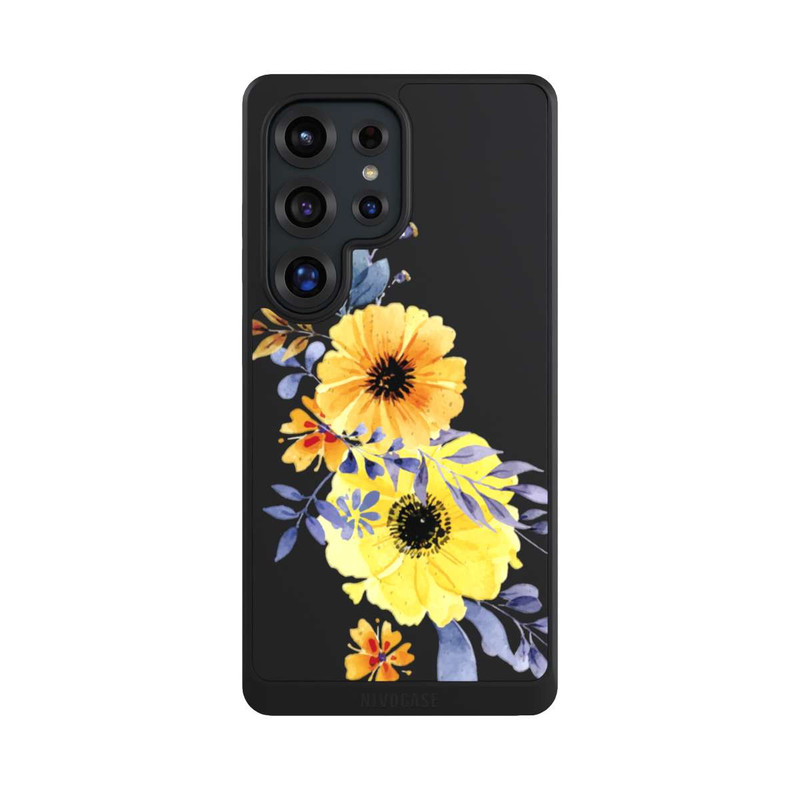 Galaxy S25 Ultra NIVOcore Fleurs Suédoises Jaunes