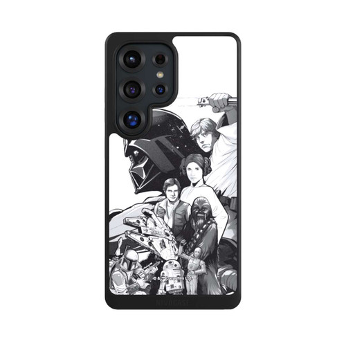 Samsung Galaxy S25 Ultra NIVOcore Personnages StarWars - Noir et Blanc